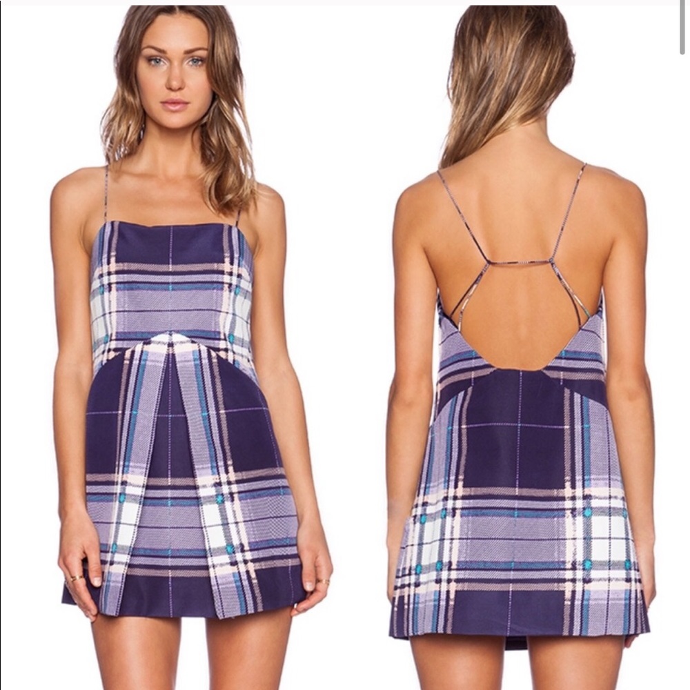 Finders Keepers Plaid Dress